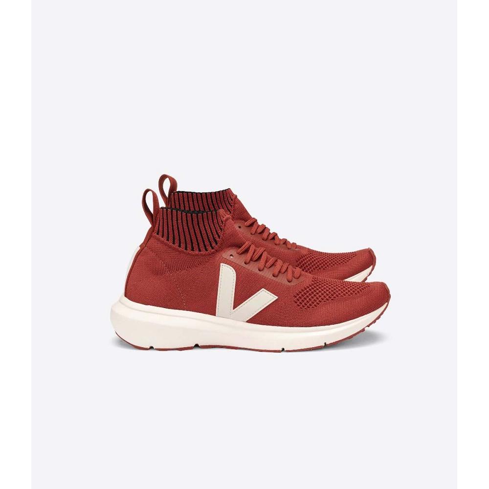 Veja V-KNIT RICK OWENS MID Schoenen Heren Rood | NL 289PJJ